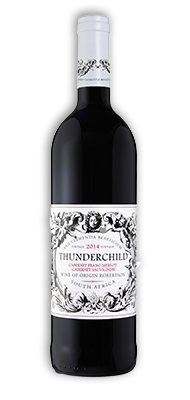 Zuid Afrika Thunderchild Cabernet Franc Merlot Cabernet Sauvignon